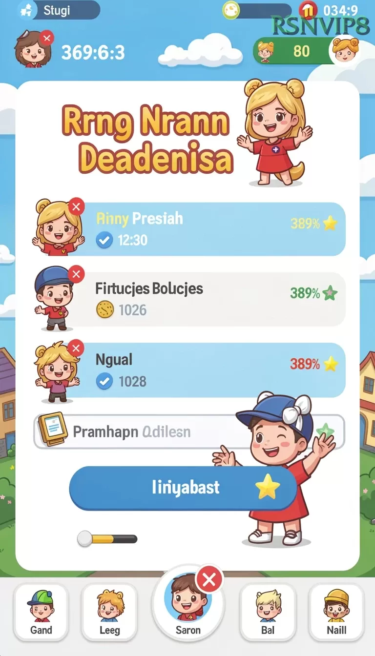 Cuplikan layar IDXSTAR — menu navigasi