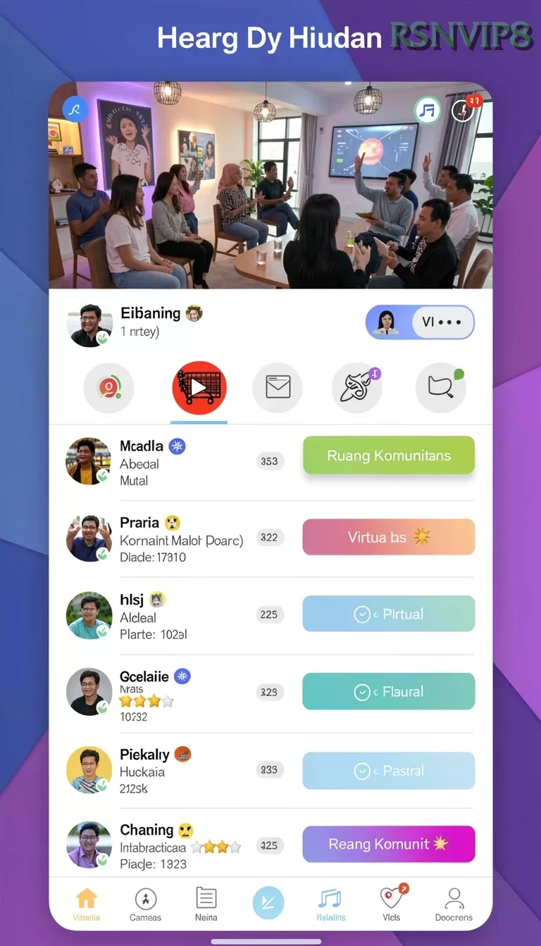 Cuplikan layar IDXSTAR — halaman utama